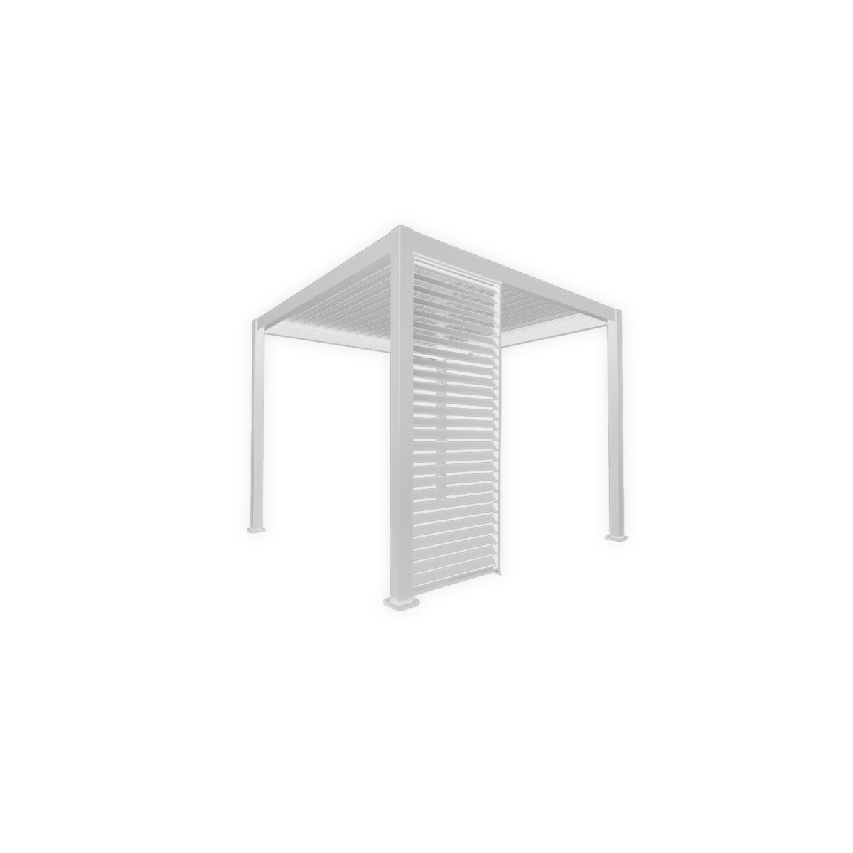 Seitenwand für 3,6m »Mirador« Pergola...