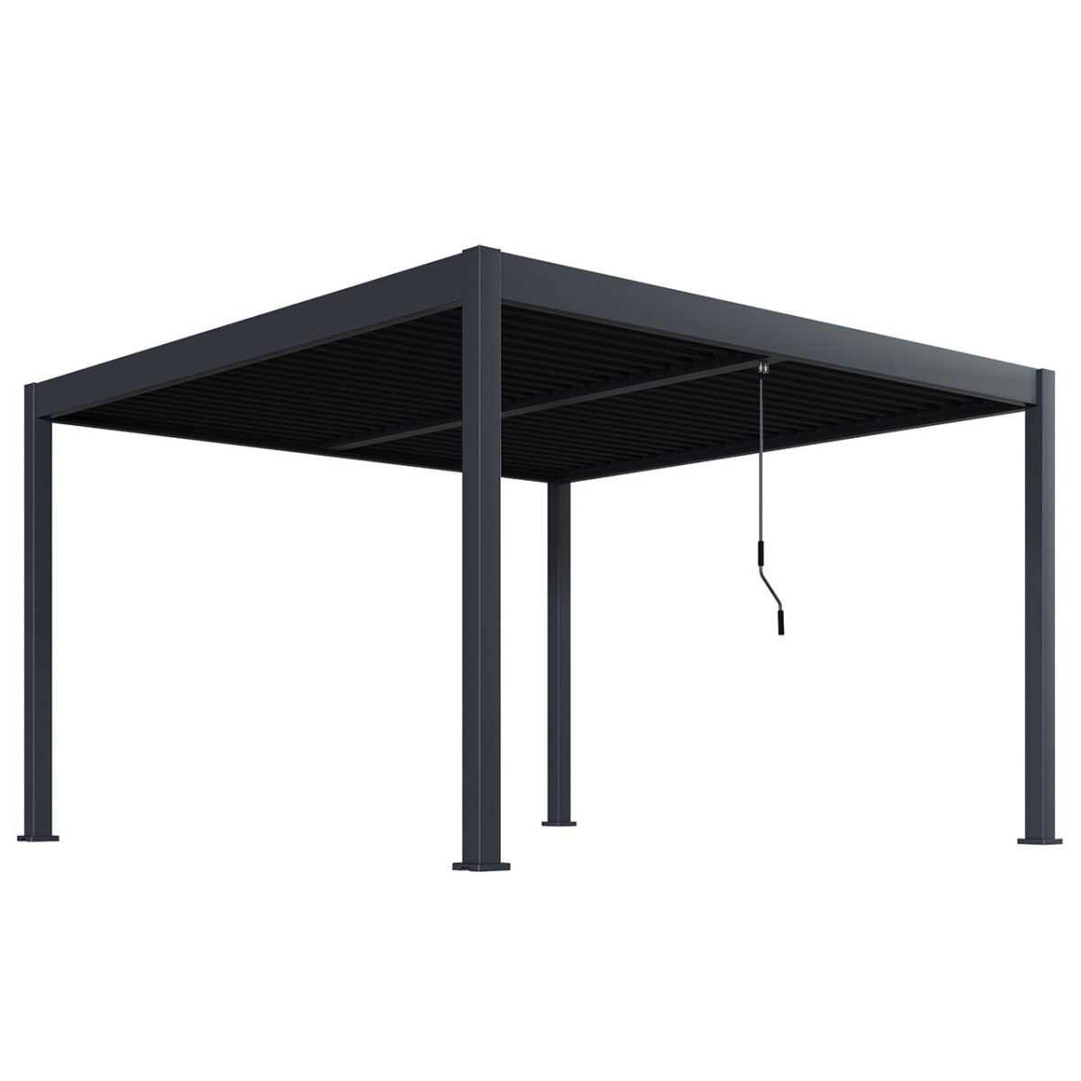 »Oasis 4x4m« Lamellendach Pergola Pavillon,...