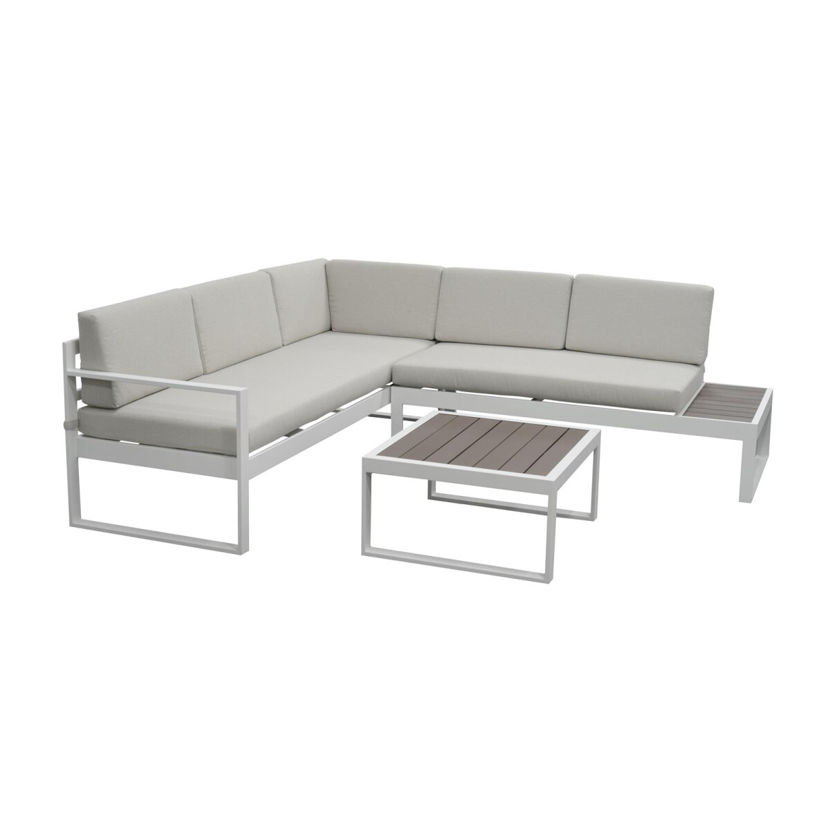 Gartenmöbel Set Alu-Ecklounge Lusso