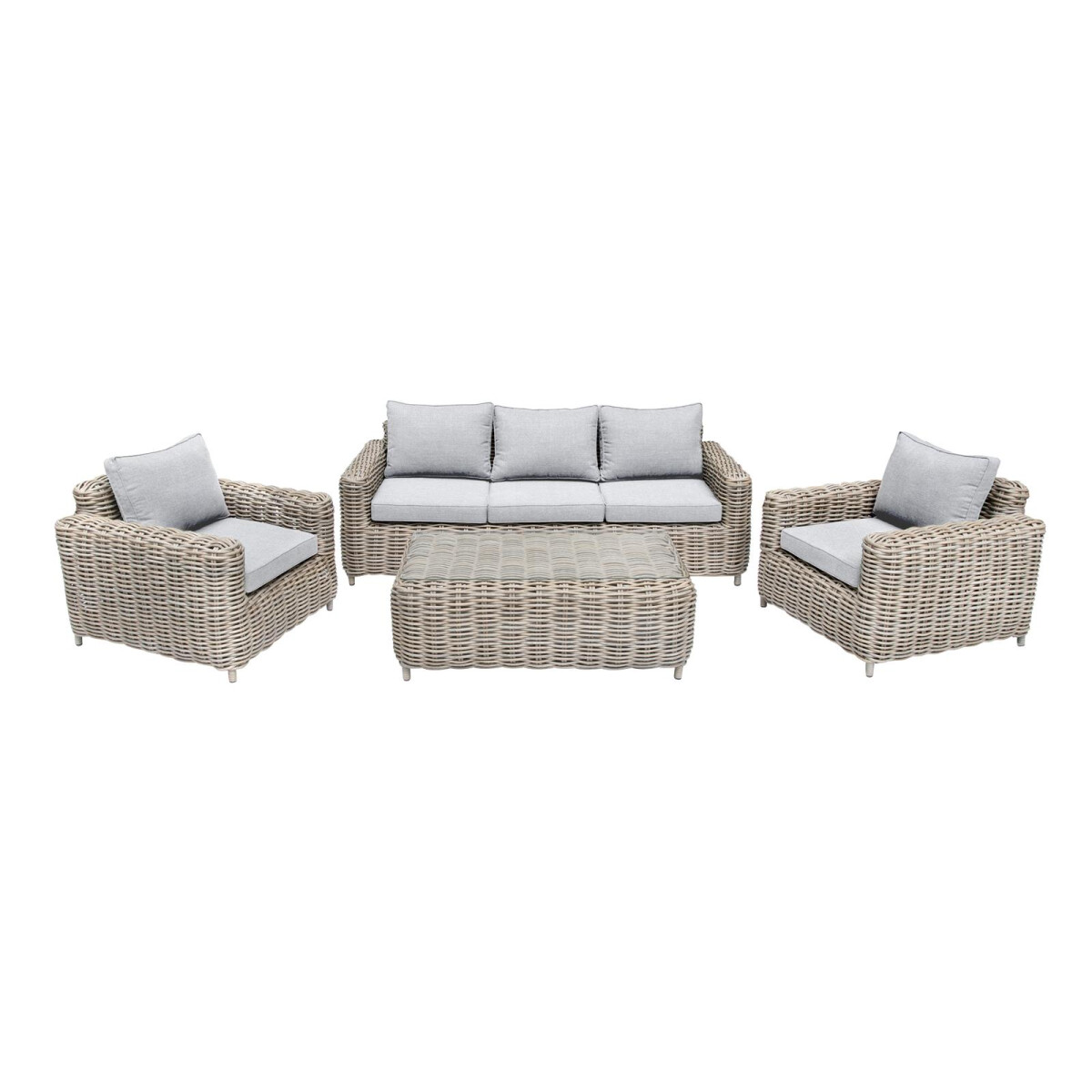 »Merando« Gartenlounge Set, Polyrattan,...