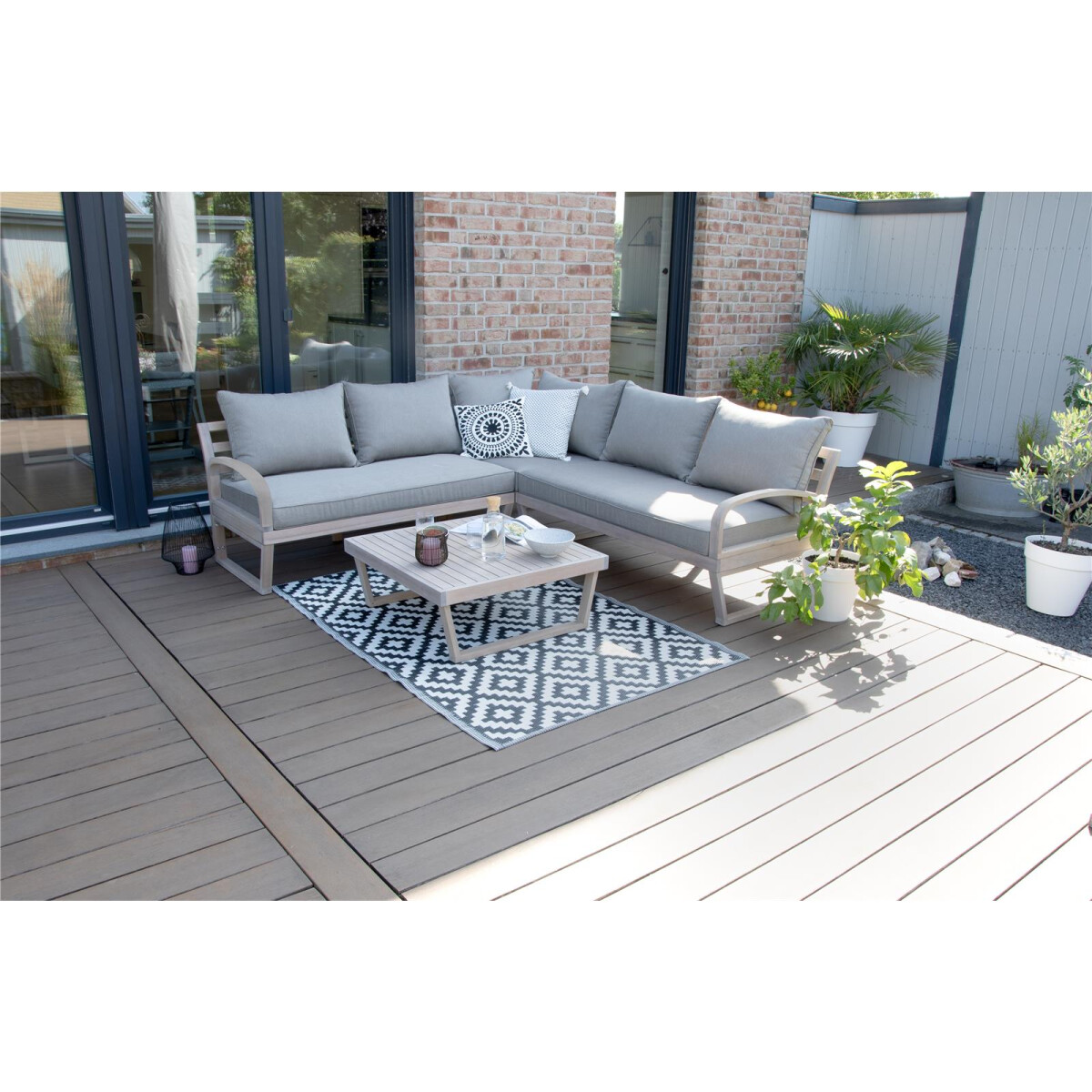 »Jura« Gartenlounge, Eukalyptus Holz, braun,...