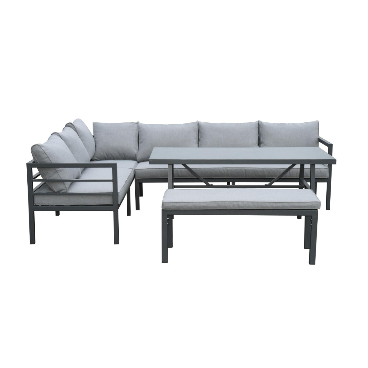 »San Menaio« Gartenlounge Set, Aluminium,...